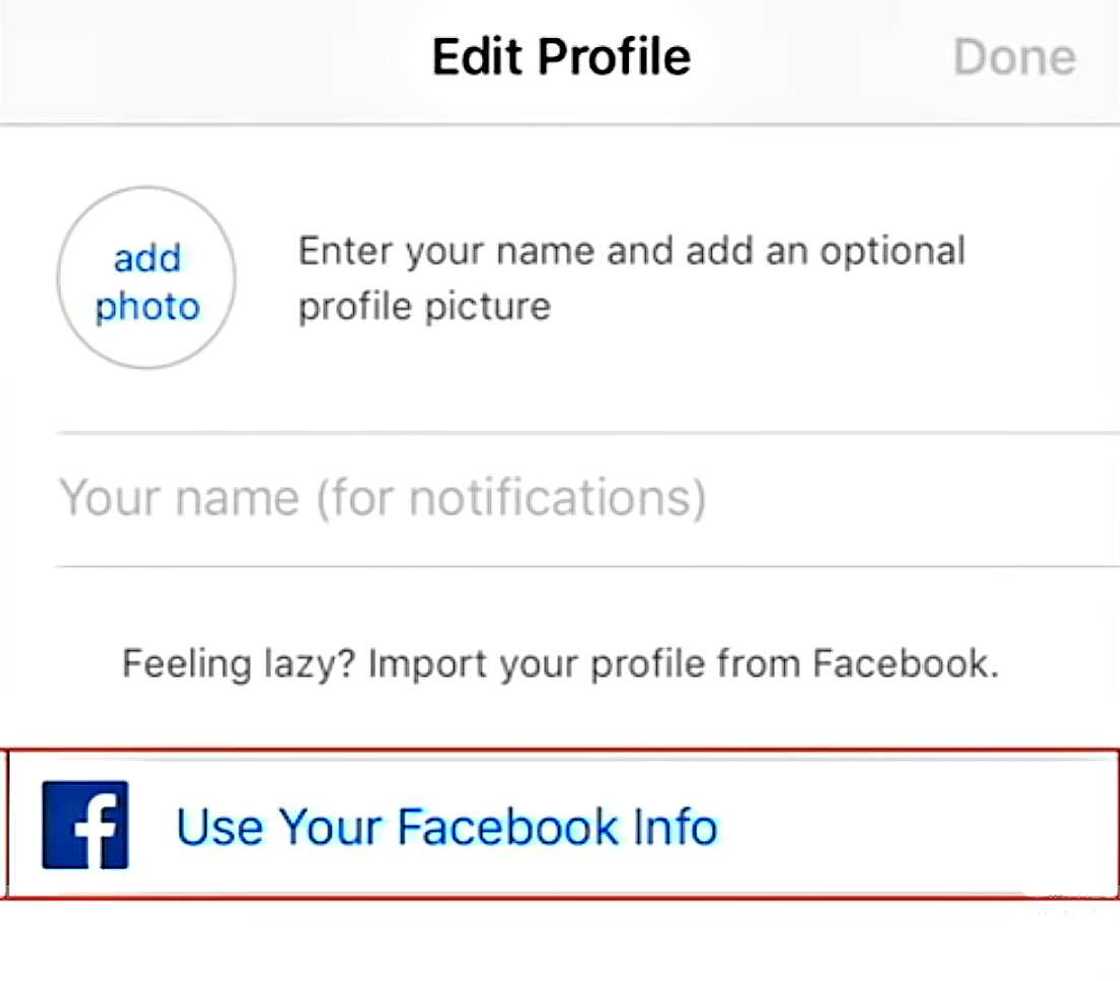 Edit profile Edit profile