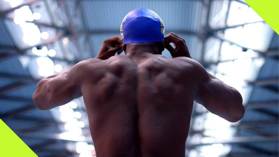 Tobi Sijuade competing for Bath University at British Summer Championships.