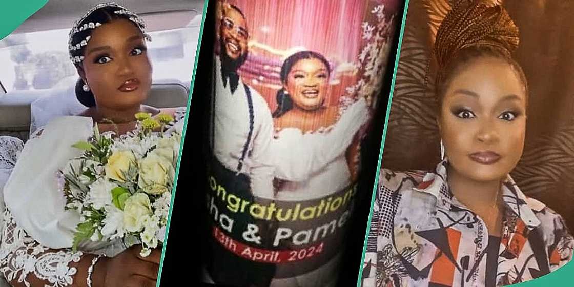 Nigerian mum shows fulfilment over daughter's wedding Nigerian mum shows fulfilment over daughter's wedding