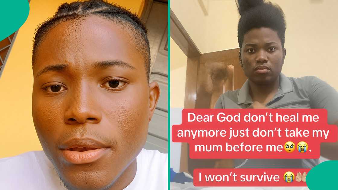 Young man living with sickle cell begs God not to heal him anymore, video breaks hearts