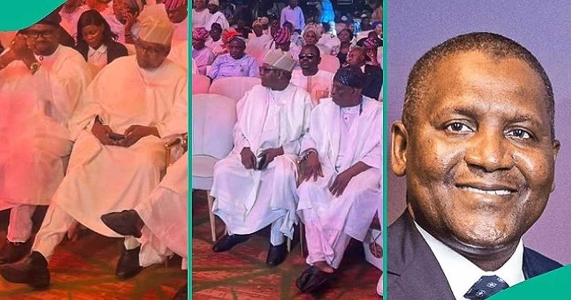 Man in awe after seeing Aliko Dangote's kind of phone in viral video. Man in awe after seeing Aliko Dangote's kind of phone in viral video.
