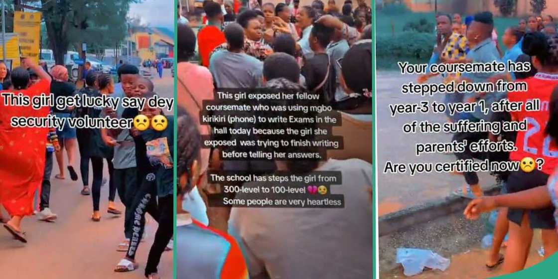 School, examination malpractice, girl, year three to year one School, examination malpractice, girl, year three to year one