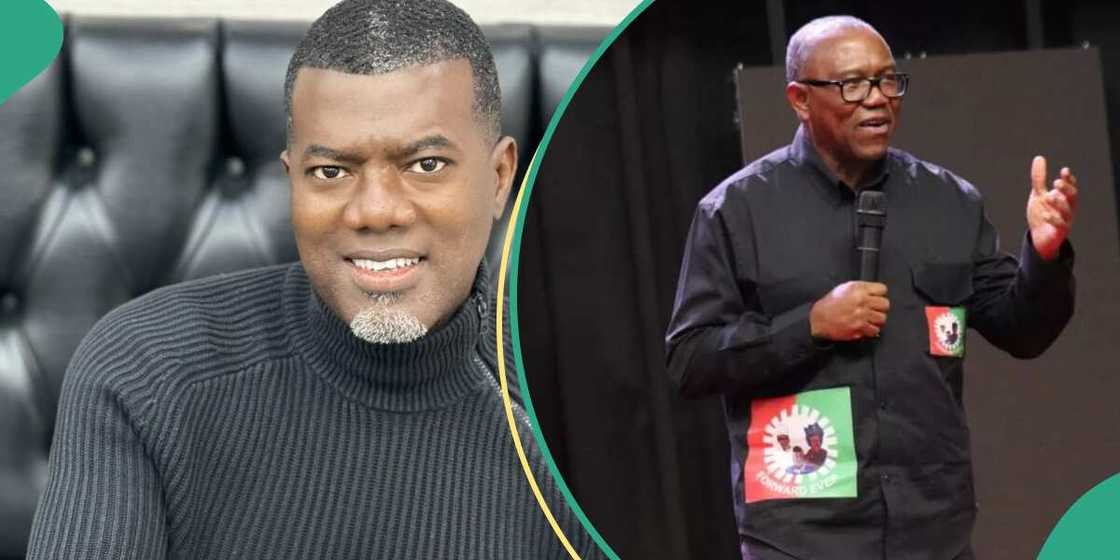 Atiku loyalist's Reno Omokri and Labour presidential candidate Peter Obi