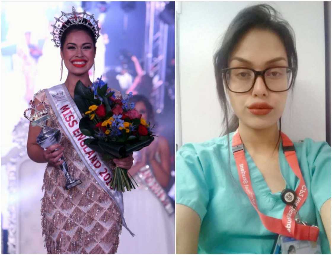 Miss England: Newly-crowned queen dumps tiara hours after for stethoscope Miss England: Newly-crowned queen dumps tiara hours after for stethoscope