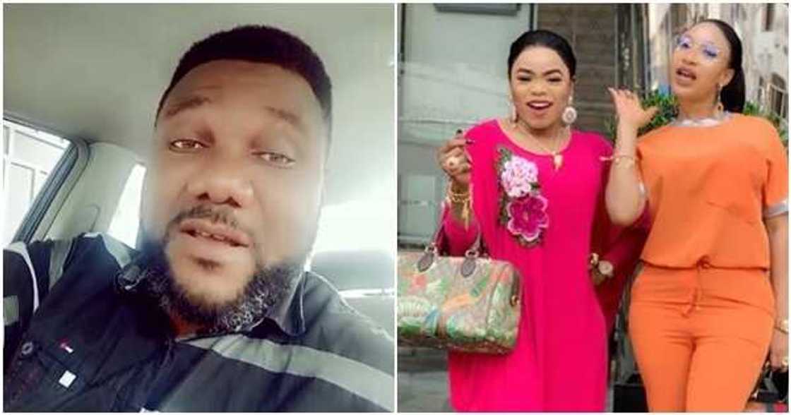 Actor Kingsley Abasili slams Tonto Dikeh for associating herself with Bobrisky