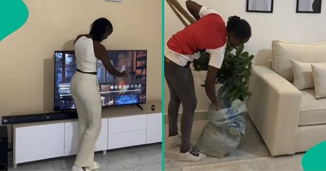 Lady rejoices eight months after moving out of family house Lady rejoices eight months after moving out of family house