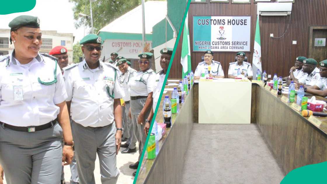 Nigeria Customs Service﻿ officers at work