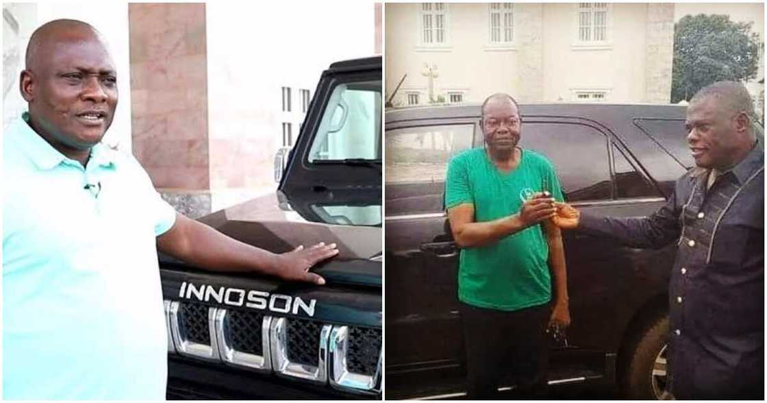 Innoson Vehicle Manufacturing Company Ltd, Brand New IVM G5, Chief Innocent Ifediaso Chukwuma, Mr Ikechukwu Osakwe popularly known as Osabros, prophesied to him in 1979, salary for life Innoson Vehicle Manufacturing Company Ltd, Brand New IVM G5, Chief Innocent Ifediaso Chukwuma, Mr Ikechukwu Osakwe popularly known as Osabros, prophesied to him in 1979, salary for life