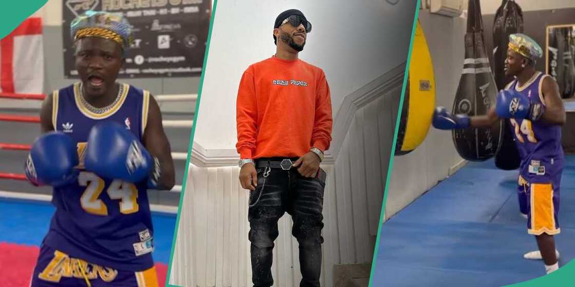 Portable trends as he challenges Charles Okocha to a boxing fight Portable trends as he challenges Charles Okocha to a boxing fight