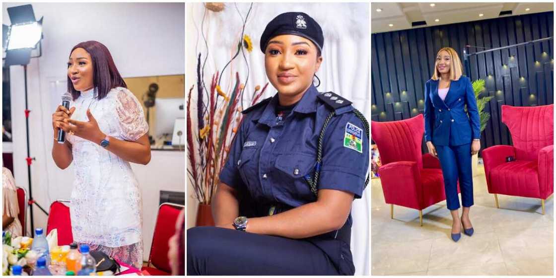 Joy as female lawyer announces joining the Nigerian police force, promises to be different Joy as female lawyer announces joining the Nigerian police force, promises to be different