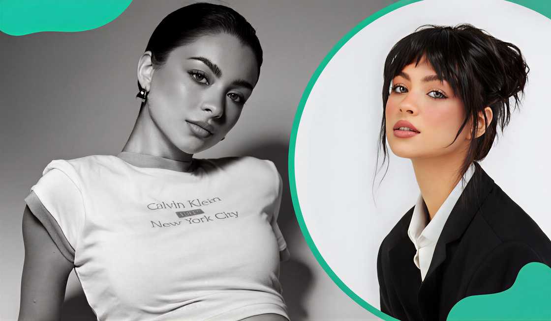 Mishka Silva poses in commercial fashion shoots
