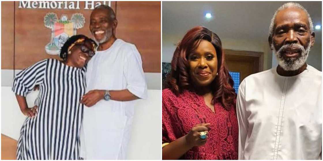 Olu Jacobs looks healthiner and stronger Olu Jacobs looks healthiner and stronger