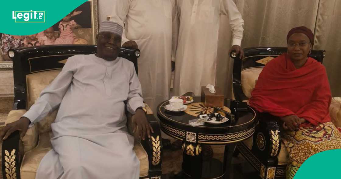 Atiku da Aishatu Binani. Atiku da Aishatu Binani.