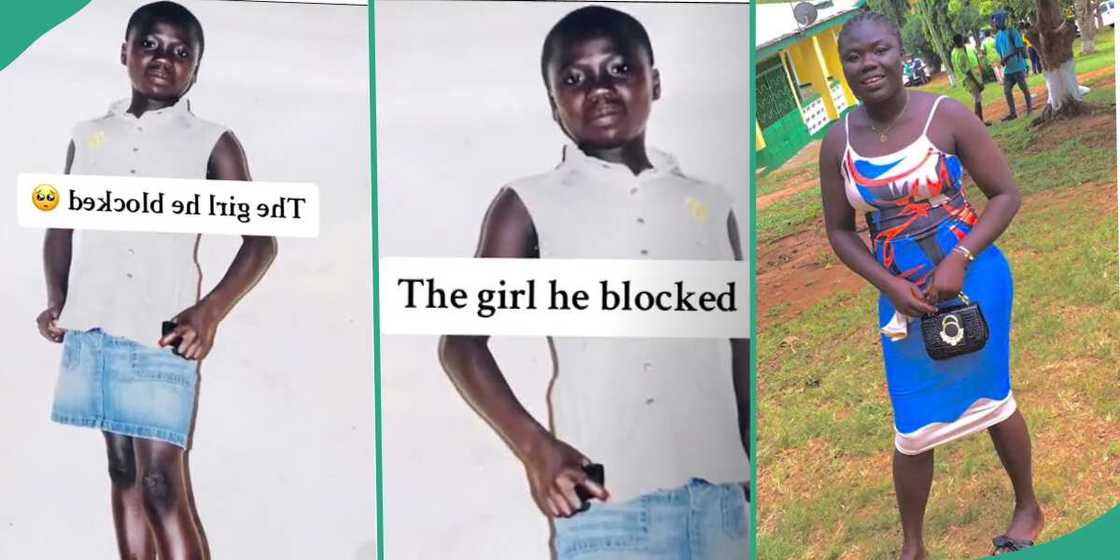 Lady who said her boyfriend blocked her. Lady who said her boyfriend blocked her.