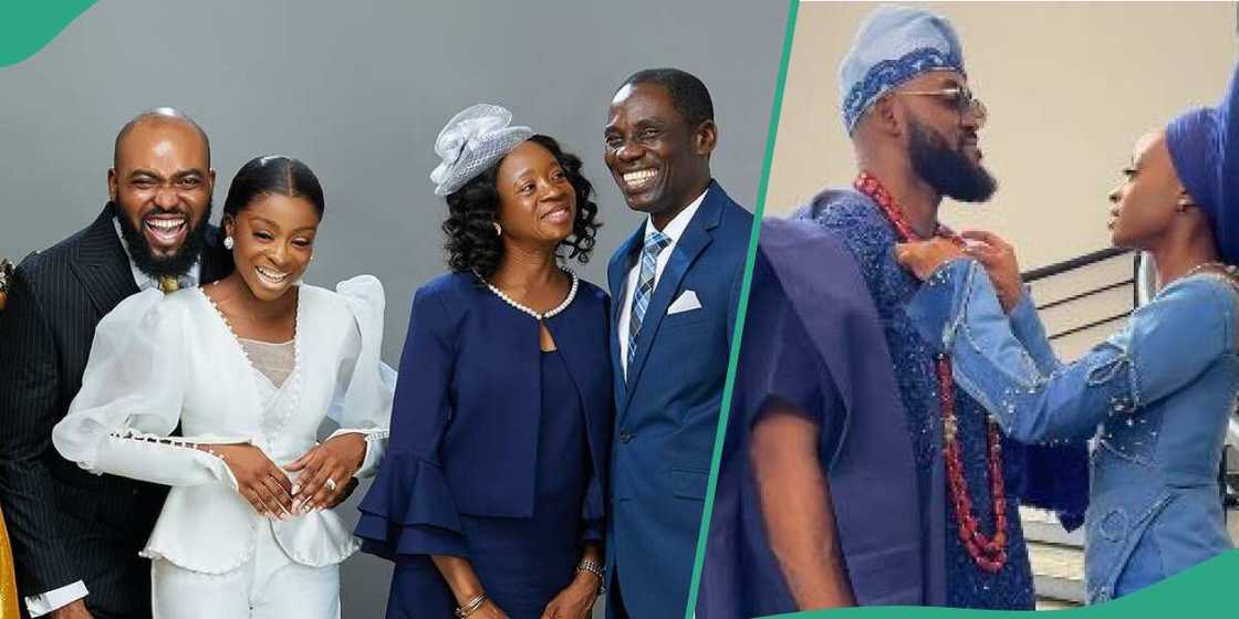 Neon Adejo weds lover in style. Neon Adejo weds lover in style.