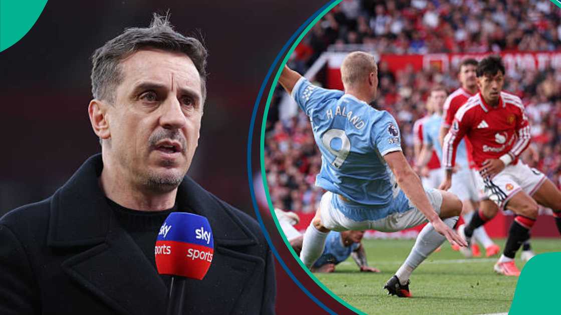 Gary Neville, Erling Haaland, Manchester United, Manchester City, Premier League