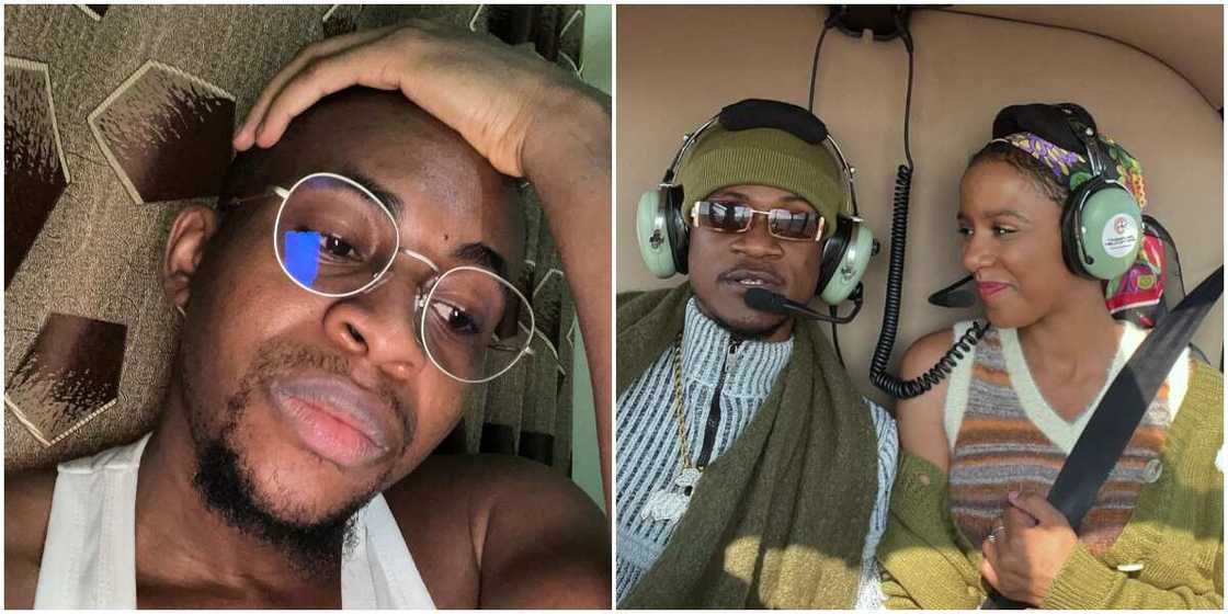 Solomon Buchi, Singer Dotman with wife Madison Solomon Buchi, Singer Dotman with wife Madison