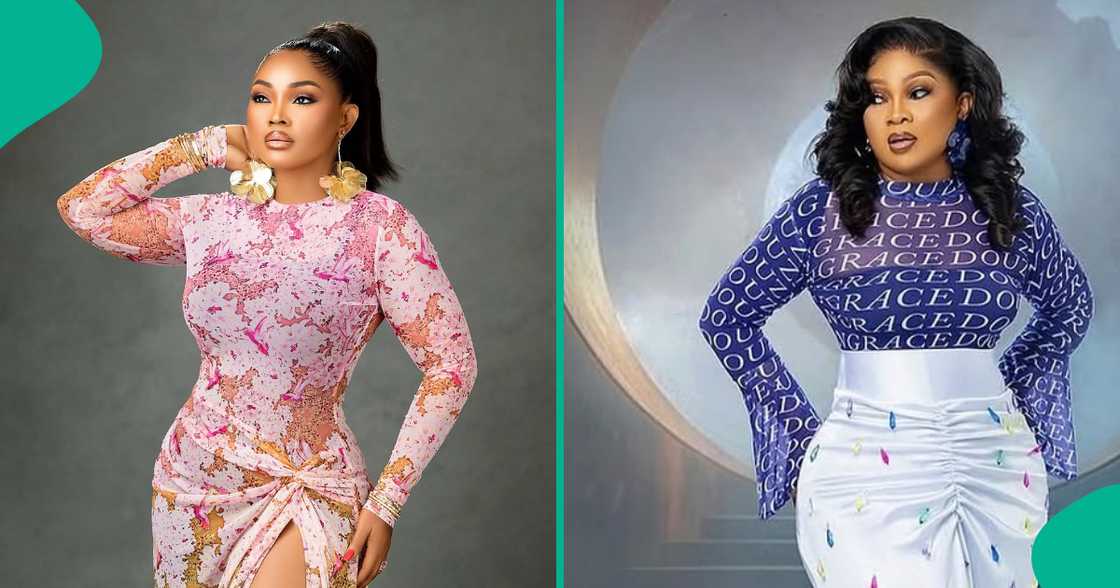 Mercy Aigbe almost in tears after losing two phones at the premiere of Iyabo Ojo's Labake Olododo over the weekend. Mercy Aigbe almost in tears after losing two phones at the premiere of Iyabo Ojo's Labake Olododo over the weekend.