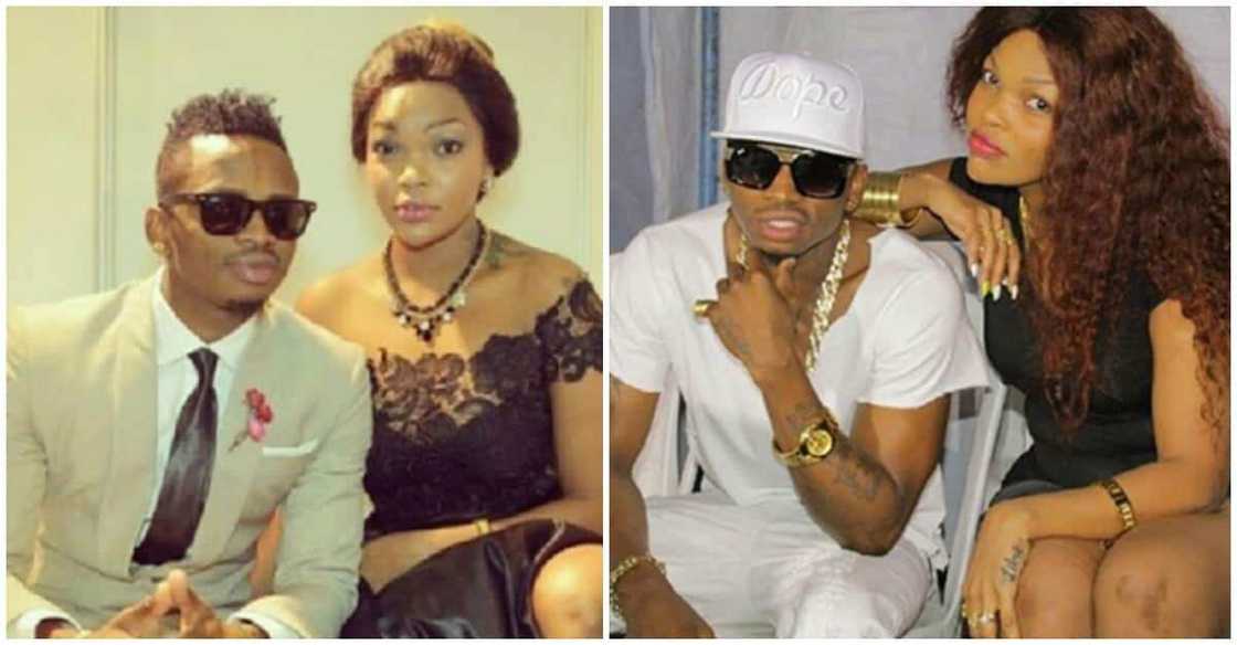 Wema Sepetu wins best ex couple award with Diamond. Wema Sepetu wins best ex couple award with Diamond.
