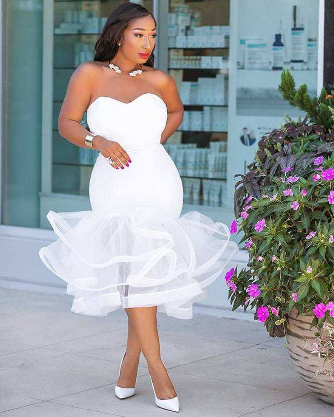 Court wedding dress of mermaid style Court wedding dress of mermaid style