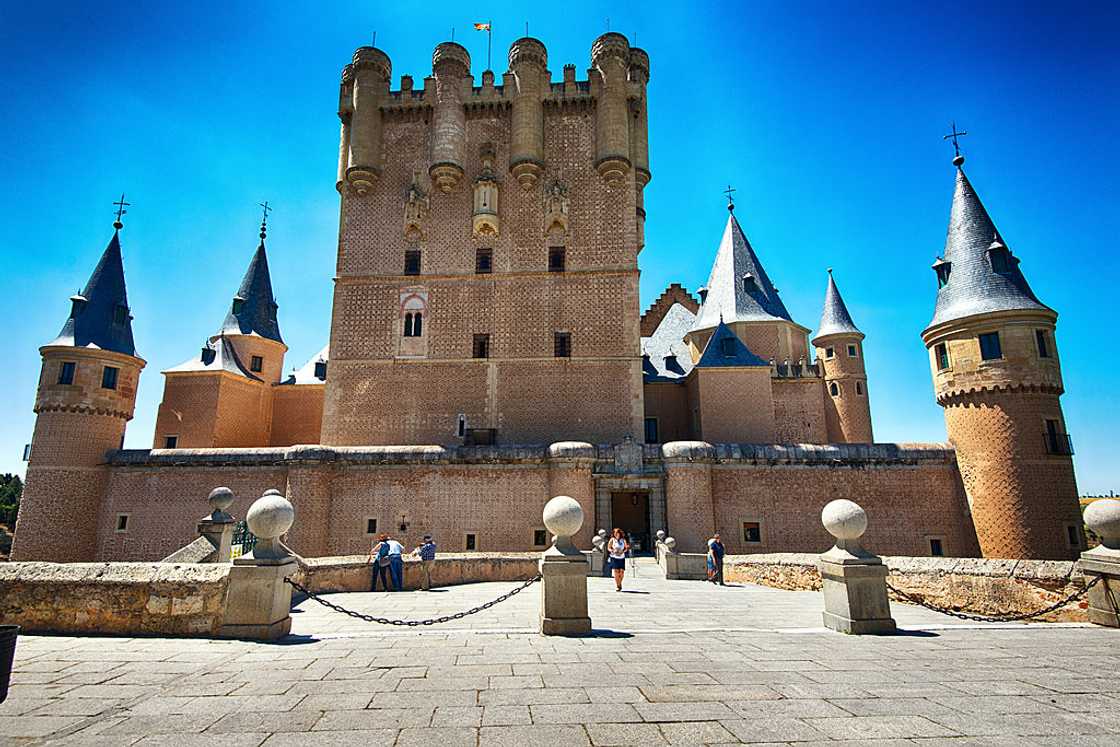 View of Alcázar (Castle) of Segovia View of Alcázar (Castle) of Segovia