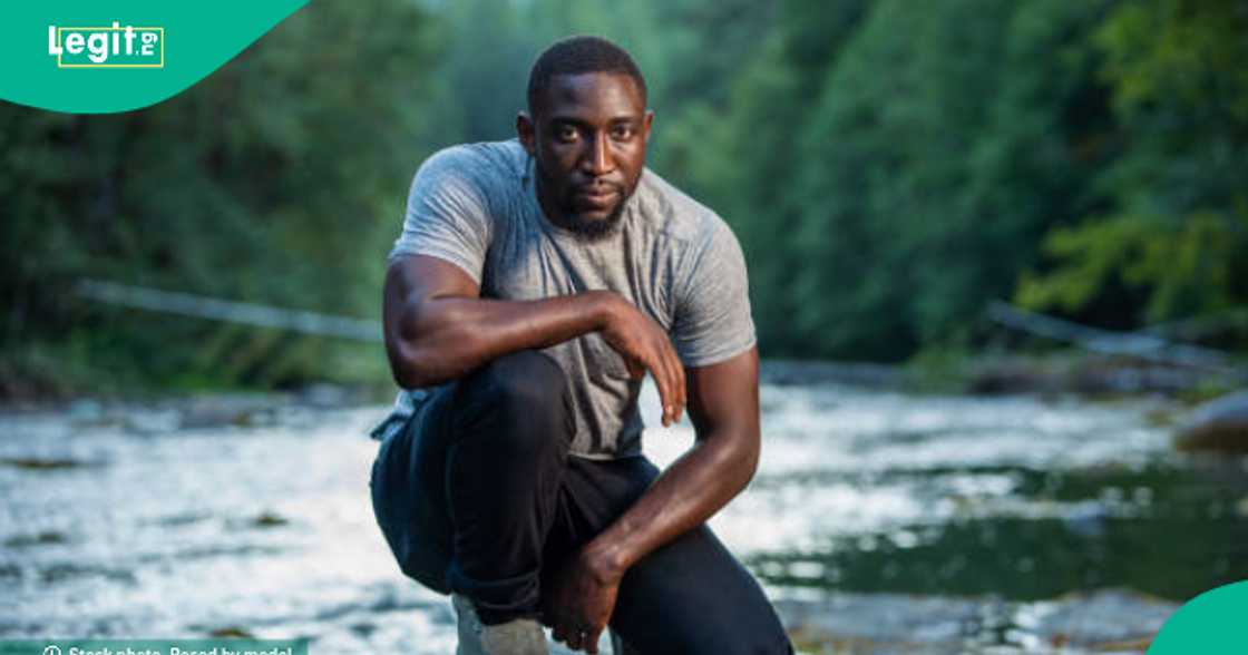 Man reacts as his girlfriend professes feelings for someone else.