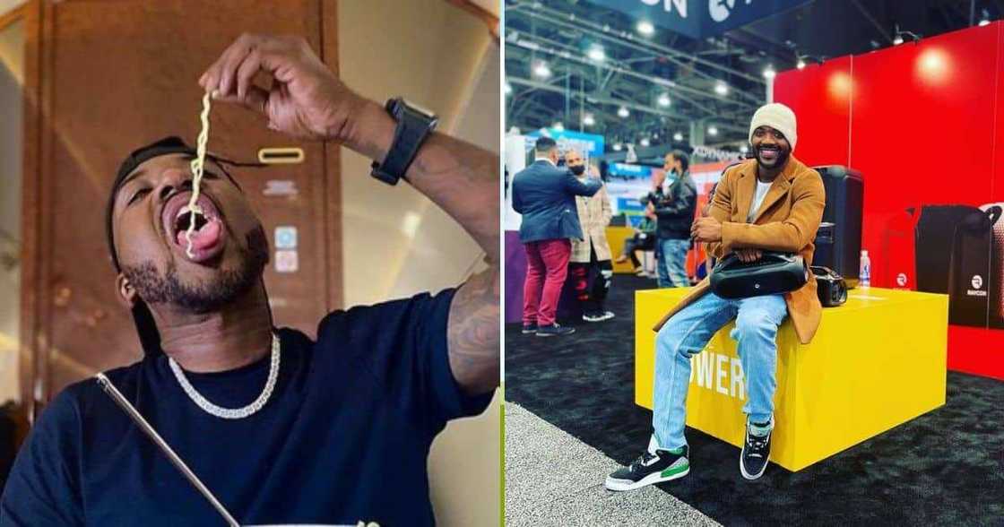 Ray J ate a cup of noodles at the BET Awards Ray J ate a cup of noodles at the BET Awards