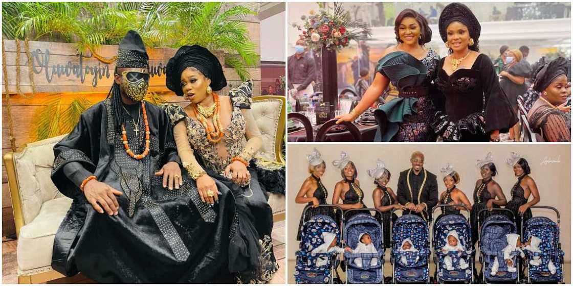Highlights from Toyin Lawani's wedding. Highlights from Toyin Lawani's wedding.