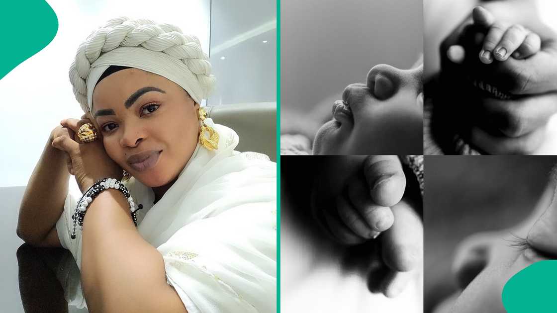 Dayo Amusa confirms news of her child.