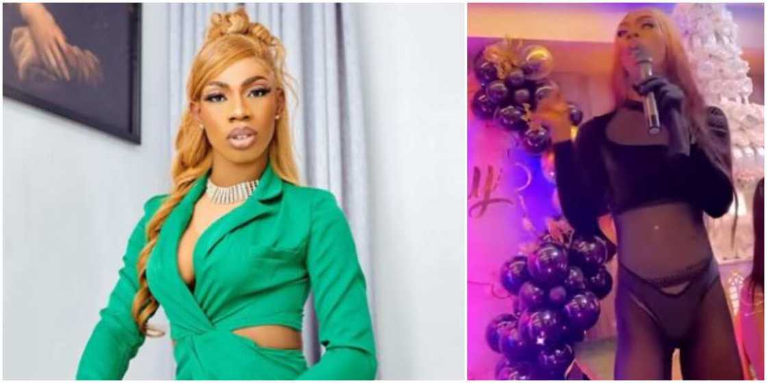 James Brown sparks reactions with his outfit. James Brown sparks reactions with his outfit.