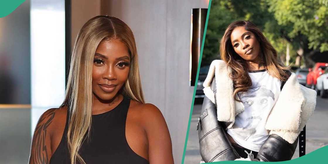Tiwa Savage makes fans happy at airport. Tiwa Savage makes fans happy at airport.