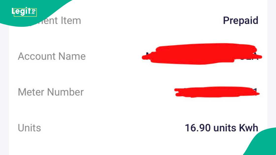 Man shares amount of electricity he bought with N2000k.