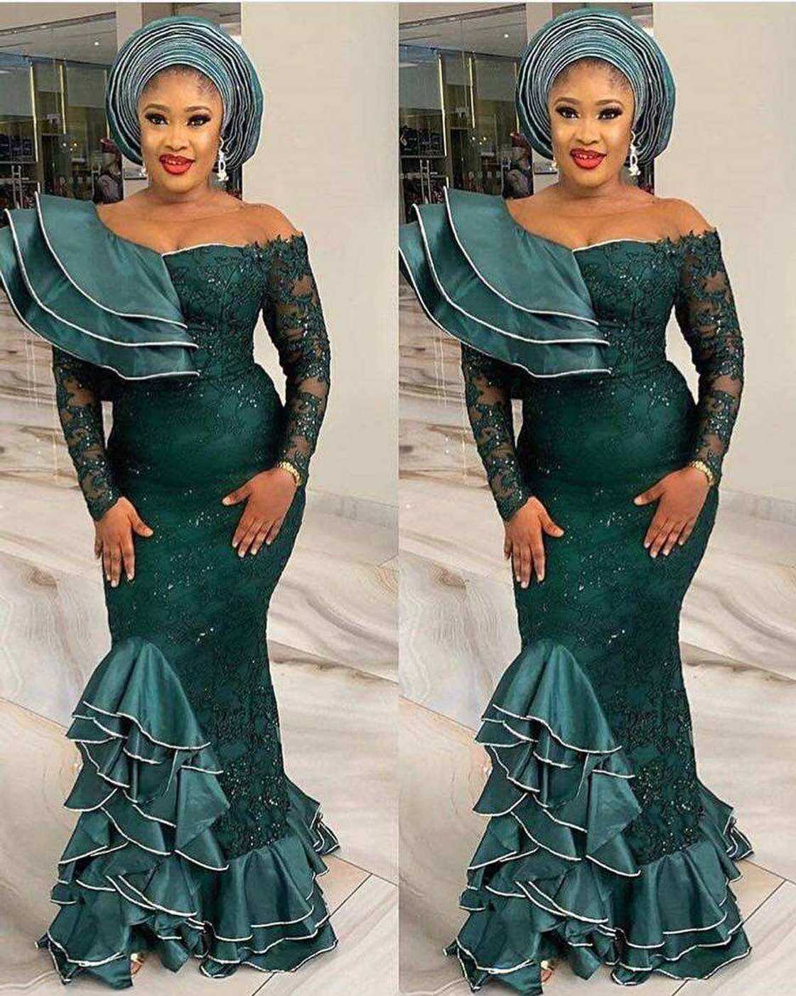 latest Nigerian lace styles