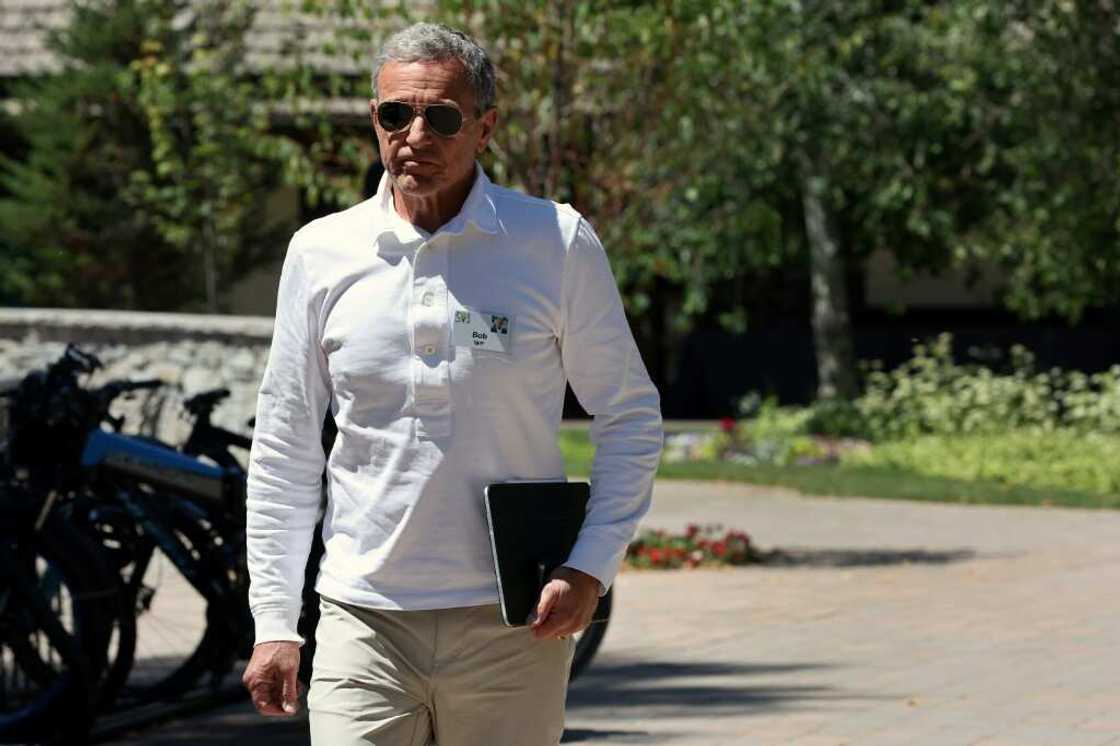 Disney announced that Bob Iger, photographed today at a conference in Sun Valley, Idaho, will stay on as CEO until the end of 2026 Disney announced that Bob Iger, photographed today at a conference in Sun Valley, Idaho, will stay on as CEO until the end of 2026