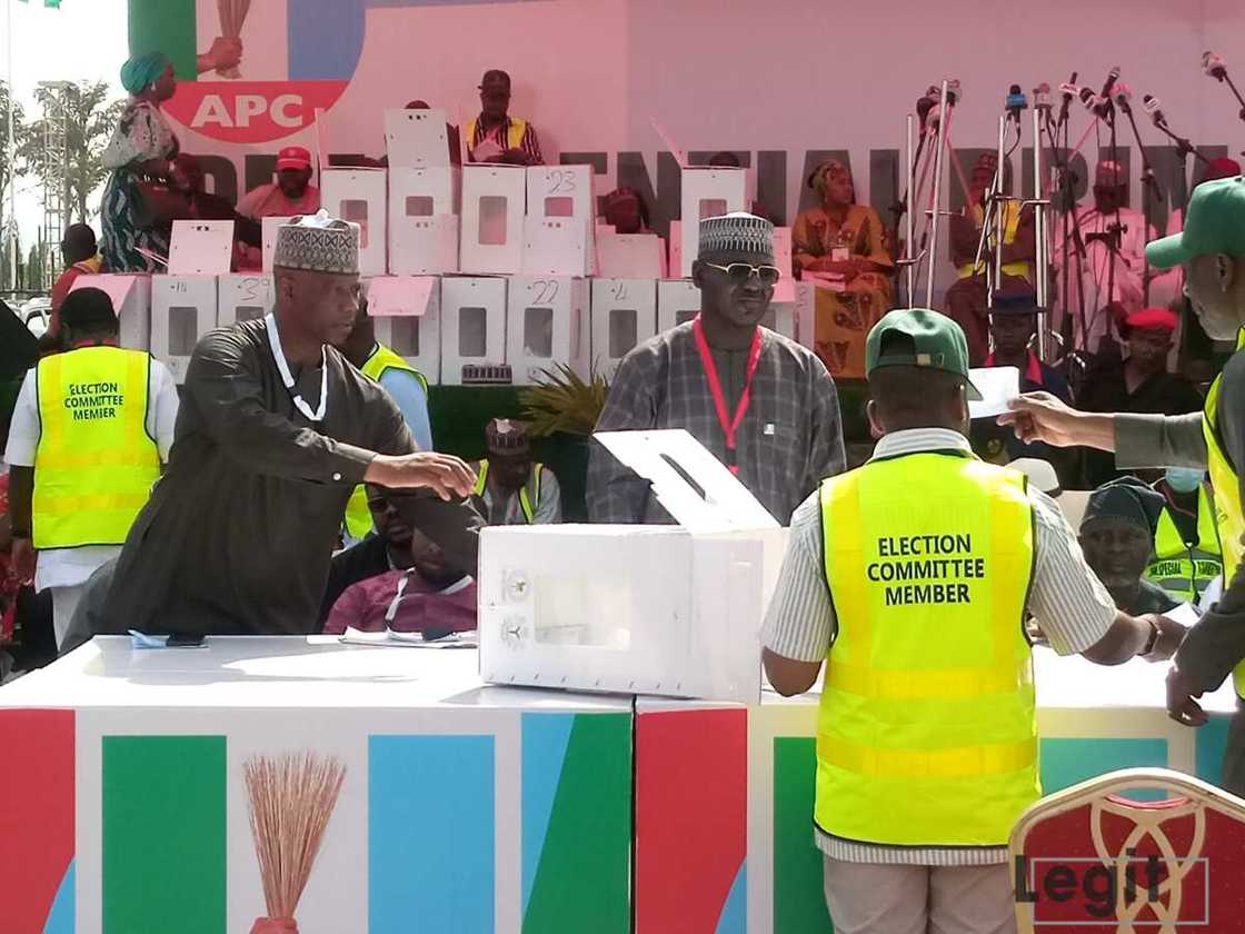 APC presidential primary, 2023 election, Tukur Buratai, Election committee, Eagles Square APC presidential primary, 2023 election, Tukur Buratai, Election committee, Eagles Square