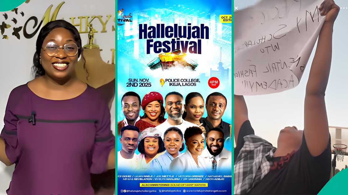A lady goes viral over her actions at Nathnaiel Bassey's Hallelujah Challenge A lady goes viral over her actions at Nathnaiel Bassey's Hallelujah Challenge