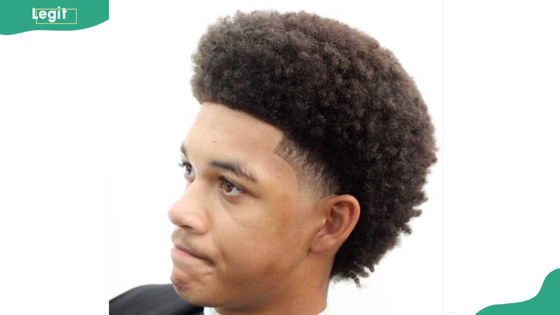 a hat-styled hairstyle for men a hat-styled hairstyle for men