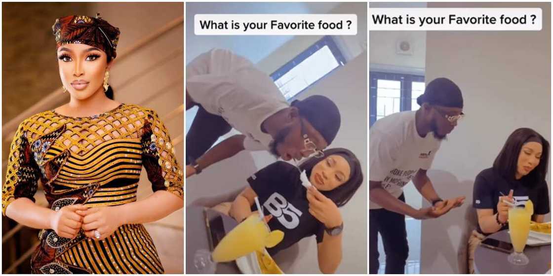 Tonto Dikeh and fan Tonto Dikeh and fan