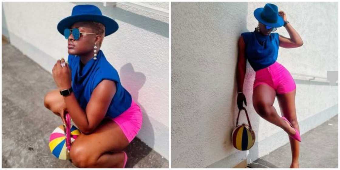 Photos of BBNaija star Alex Unusual.