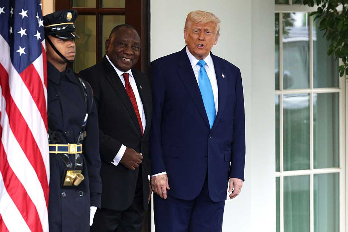 South African president says meeting goes well South African president says meeting goes well