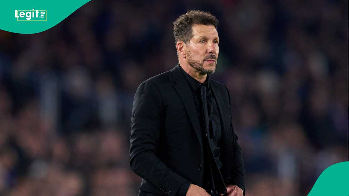 Diego Simeone, Atletico Madrid, Barcelona, UEFA Champions League, Spain. Diego Simeone, Atletico Madrid, Barcelona, UEFA Champions League, Spain.