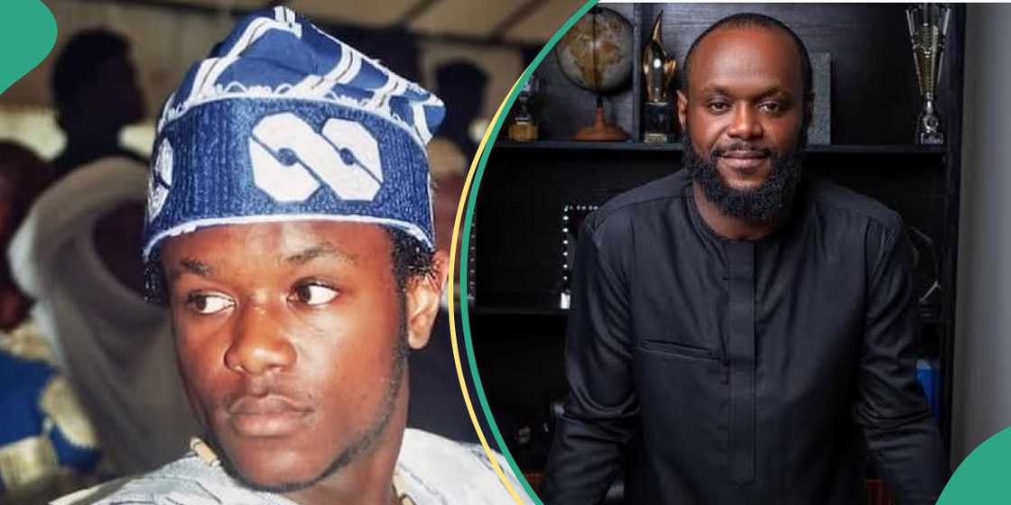 Seyi Tinubu shares old photo of him wearing father’s signature cap Seyi Tinubu shares old photo of him wearing father’s signature cap