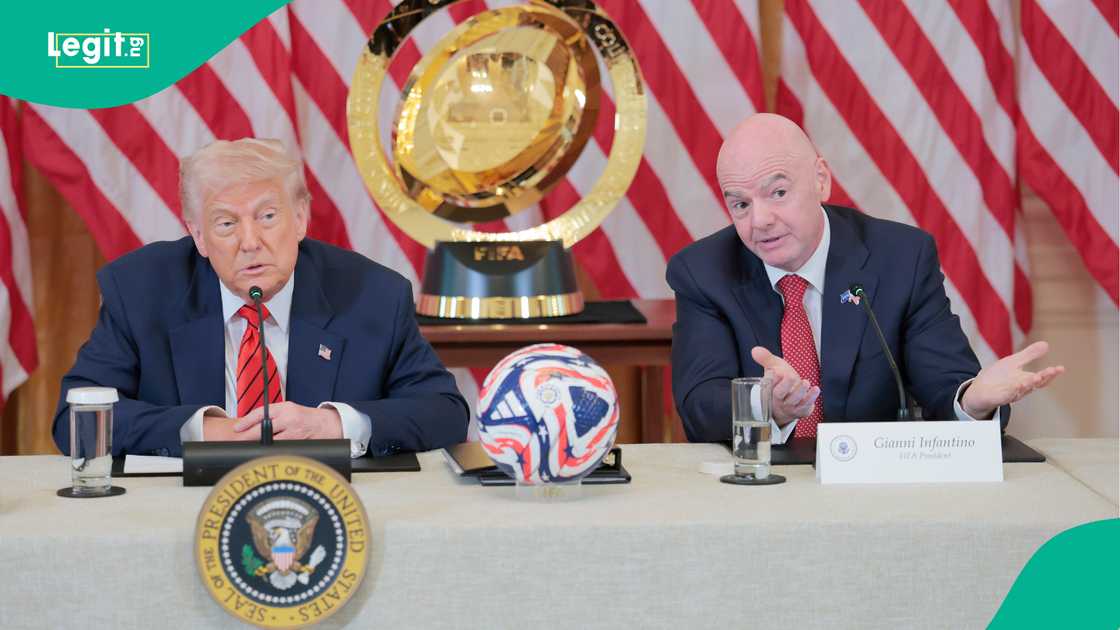 Donald Trump, Gianni Infantino, Oval Office, Washington DC, USA, FIFA. Donald Trump, Gianni Infantino, Oval Office, Washington DC, USA, FIFA.