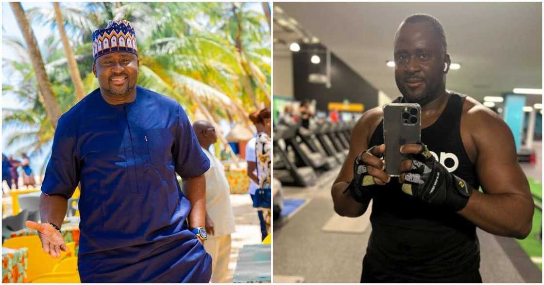 Desmond Elliot's macho body