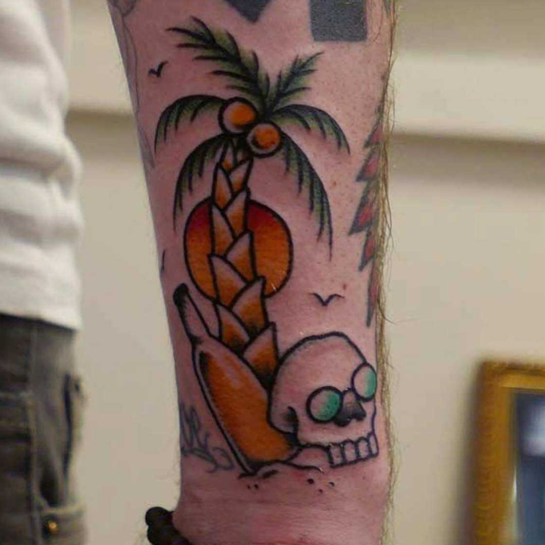 palm tree tattoo palm tree tattoo