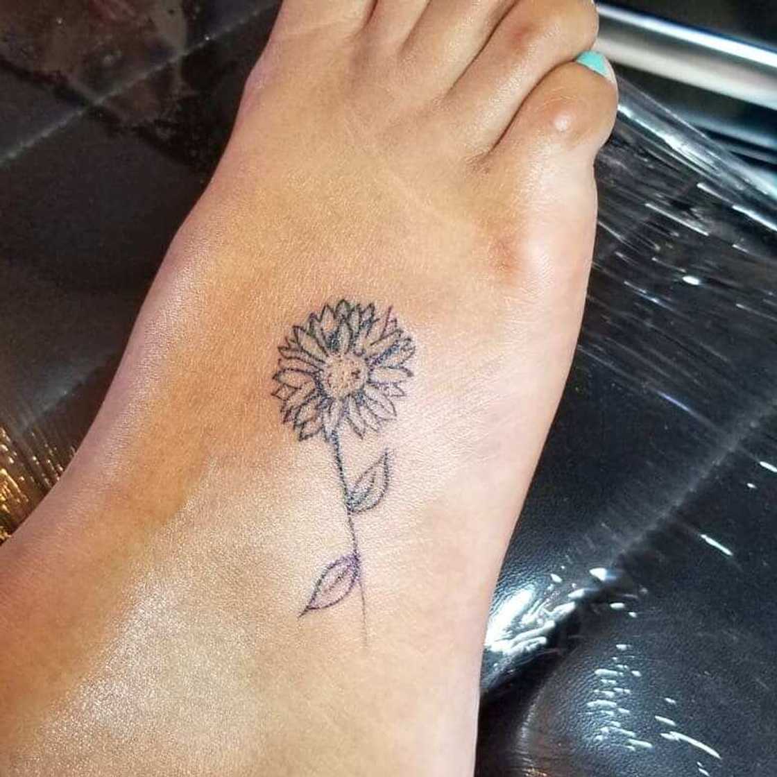 Sunflower tattoo Sunflower tattoo