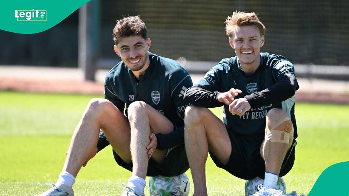 Arsenal, Martin Odegaard, Kai Havertz, UEFA, Champions League, Atletico Madrid.