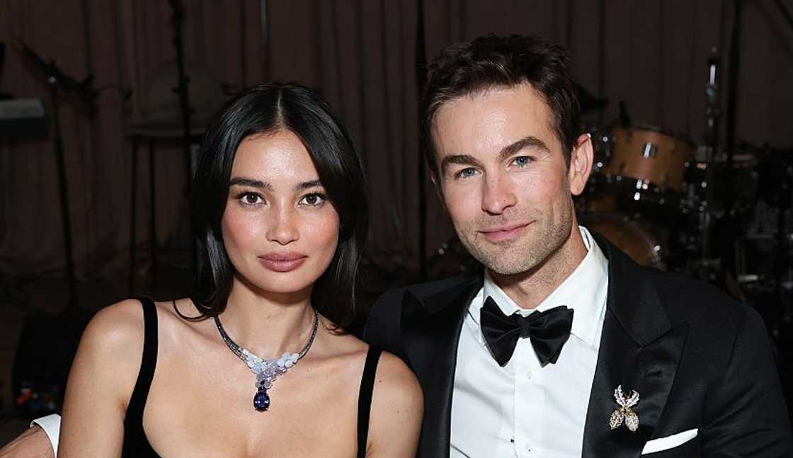 Kelsey Merritt and Chace Crawford pose at the Blue Book, 2025: Sea of Wonder launch Kelsey Merritt and Chace Crawford pose at the Blue Book, 2025: Sea of Wonder launch