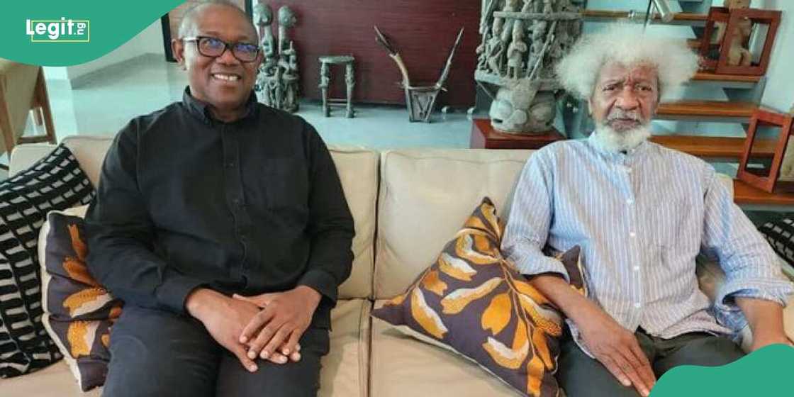 Wole Soyinka commends Peter Obi for doing something remarkable Wole Soyinka commends Peter Obi for doing something remarkable