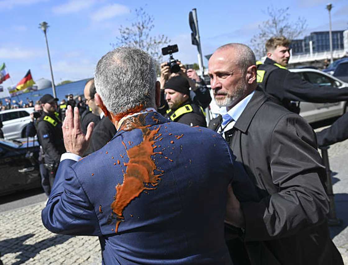 Yadda aka bata rigar Reza Pahlavi da tumatur